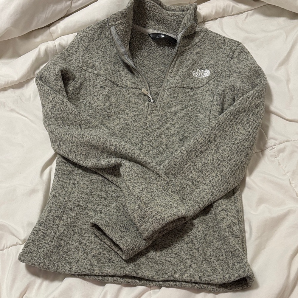 The North Face Women's Heathered Gray Cowl Sweater